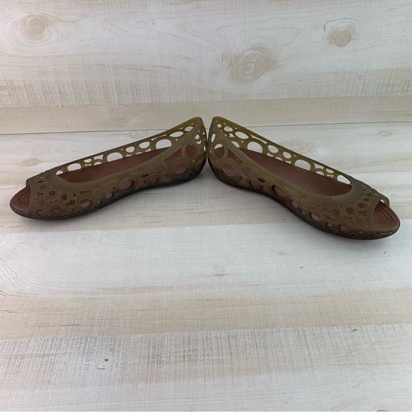 Crocs Women's Adrina Peep Toe Jellys - Picture 8 of 12